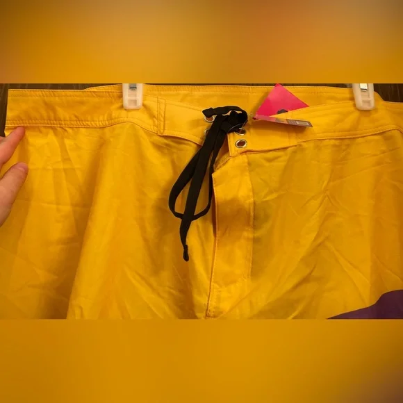 LSU Tigers Color Dive Board Shorts Swimming Trunks Mens Size 40 NWT - Picture 2 of 6